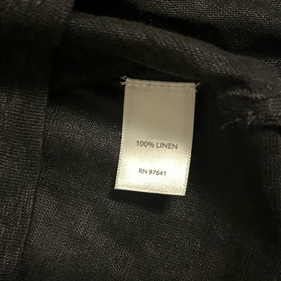 J JILL PURE JILL BLACK PULLOVER SHORT SLEEVE BLOUSE ROUND NECK TOP SZ L - Picture 6 of 7